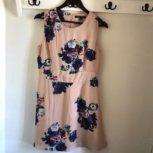 Dusty rose floral dress